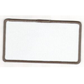 Green Border W/White Background Stock Blank Patch (4.5 X 2.5 )